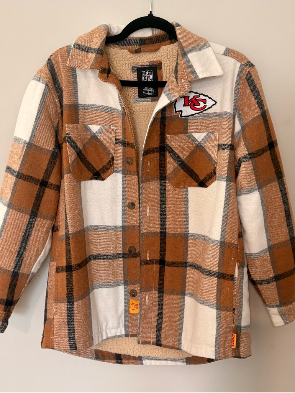 Kansas City Chiefs Plaid Shacket
